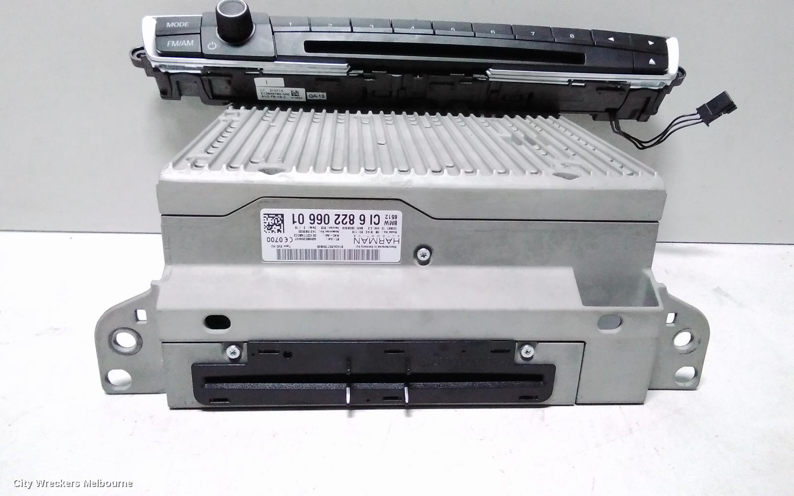 BMW 3 SERIES RADIO/CD/DVD/SAT/TV, DASH RADIO CONTROL PANEL/CONTROL UNIT, W/ CHROME TYPE, F30/F31, SEDAN/WAGON, 11/2011 - 05/2019 - Image 2
