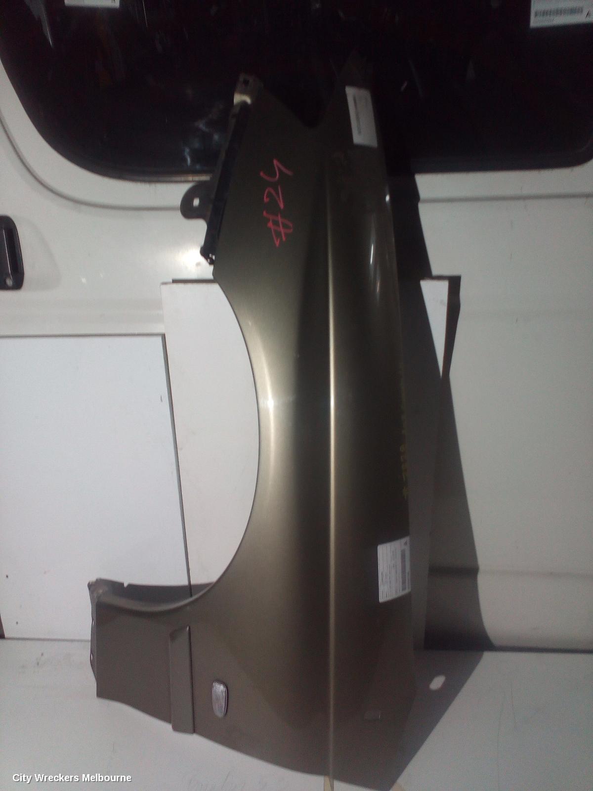 HOLDEN COMMODORE LEFT GUARD, VY1-VZ, NON FLARE TYPE, 10/2002 - 09/2007 - Image 1