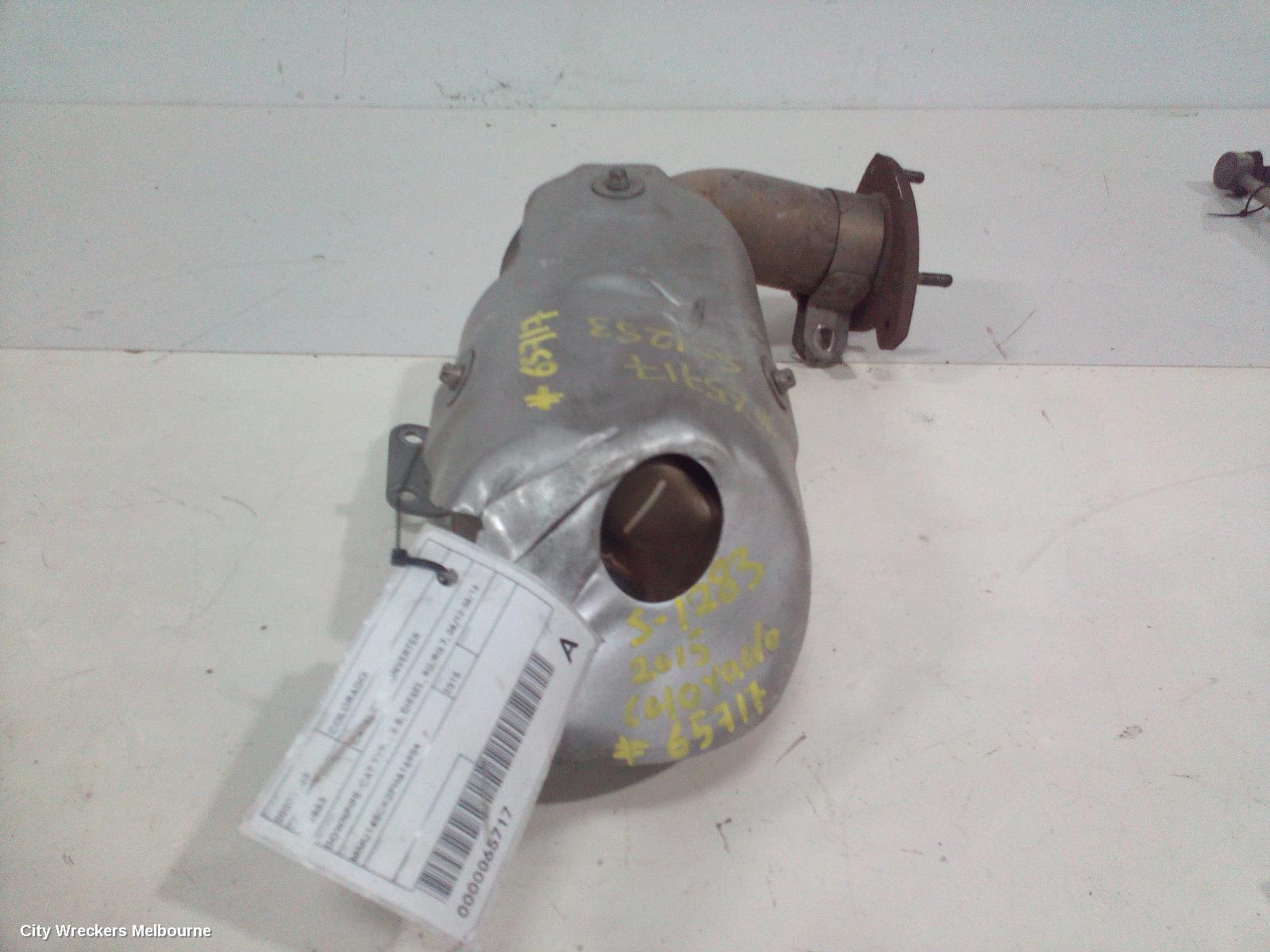 HOLDEN COLORADO CATALYTIC CONVERTER, DOWNPIPE-CAT TYPE, 2.8, DIESEL, RG/RG 7, 06/2012 - 06/2016 - Image 1