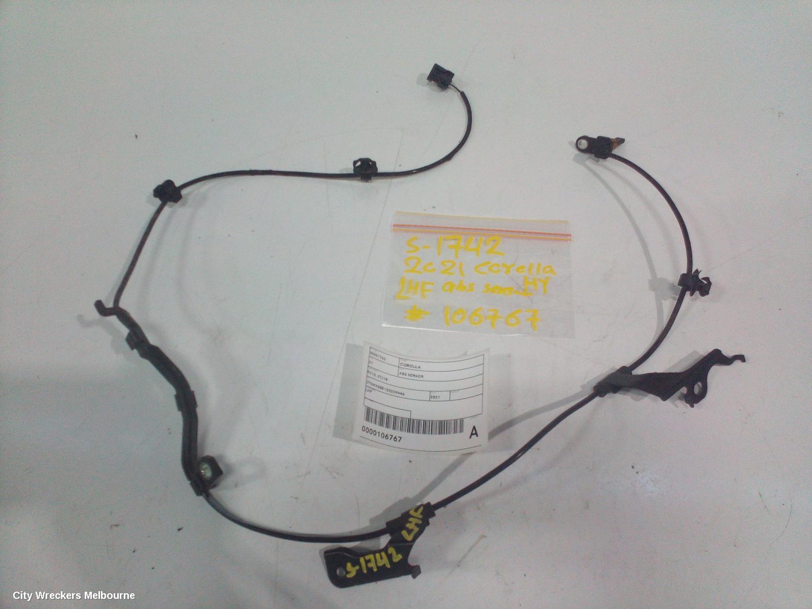 TOYOTA COROLLA ABS SENSOR, LH FRONT, E210, 07/2018 ONWARDS - Image 3