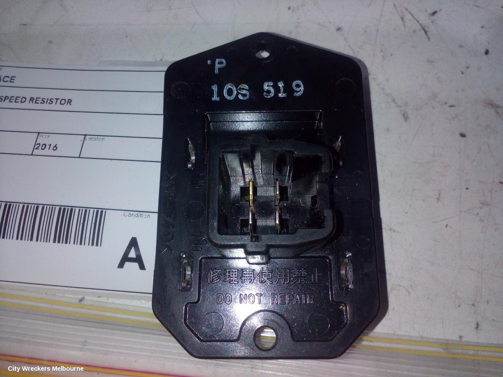 TOYOTA HIACE FAN SPEED RESISTOR, TRH/KDH, 03/2005 - 04/2019 - Image 1