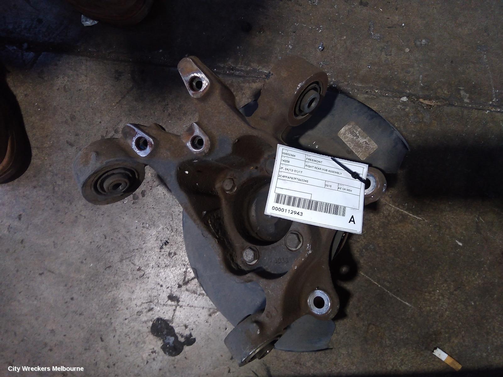 FIAT FREEMONT RIGHT REAR HUB ASSEMBLY, JF, 04/2013 - 01/2017 - Image 1