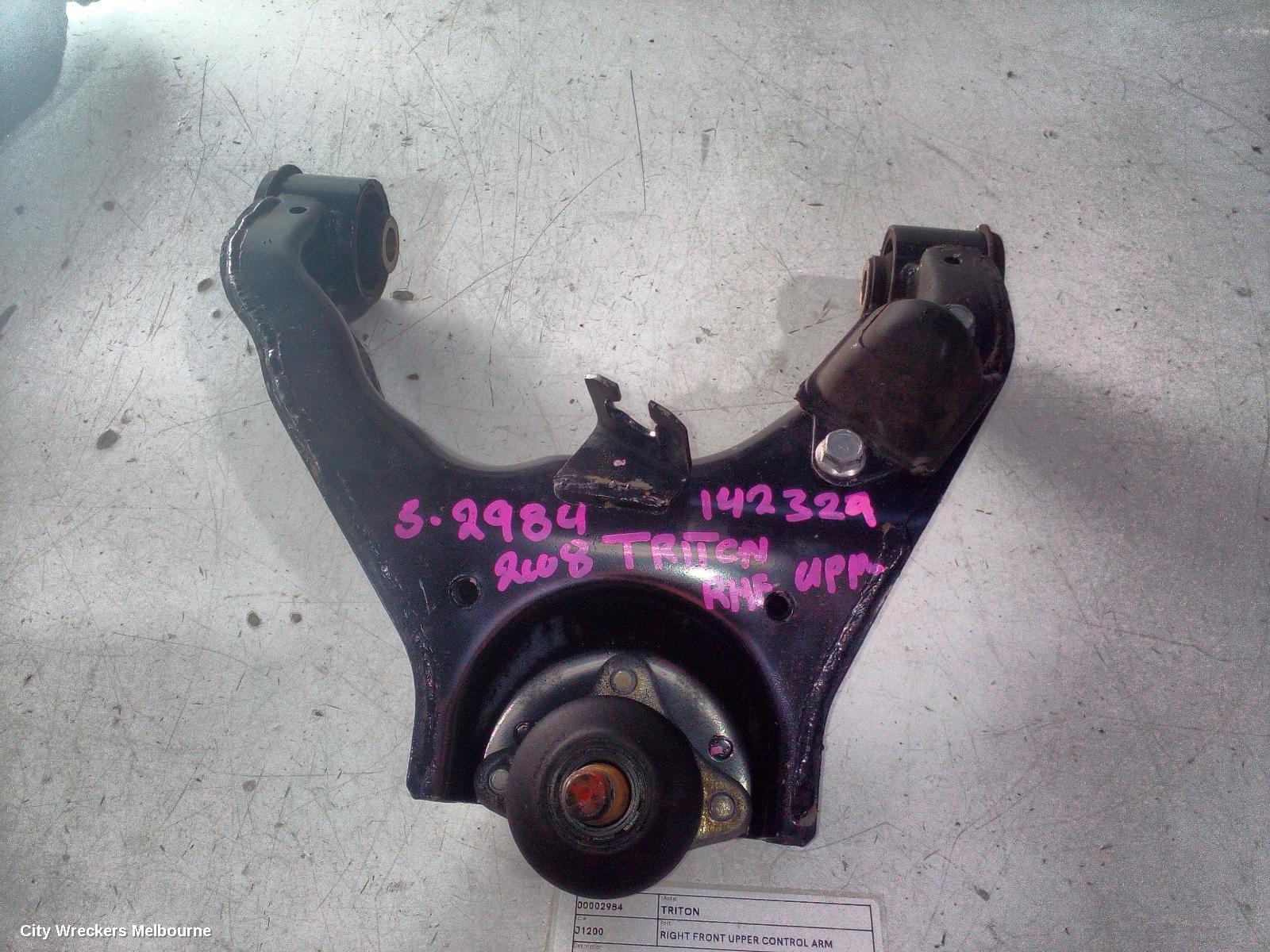 MITSUBISHI TRITON RIGHT FRONT UPPER CONTROL ARM, 2WD, ML-MN, 07/2006 - 04/2015 - Image 2