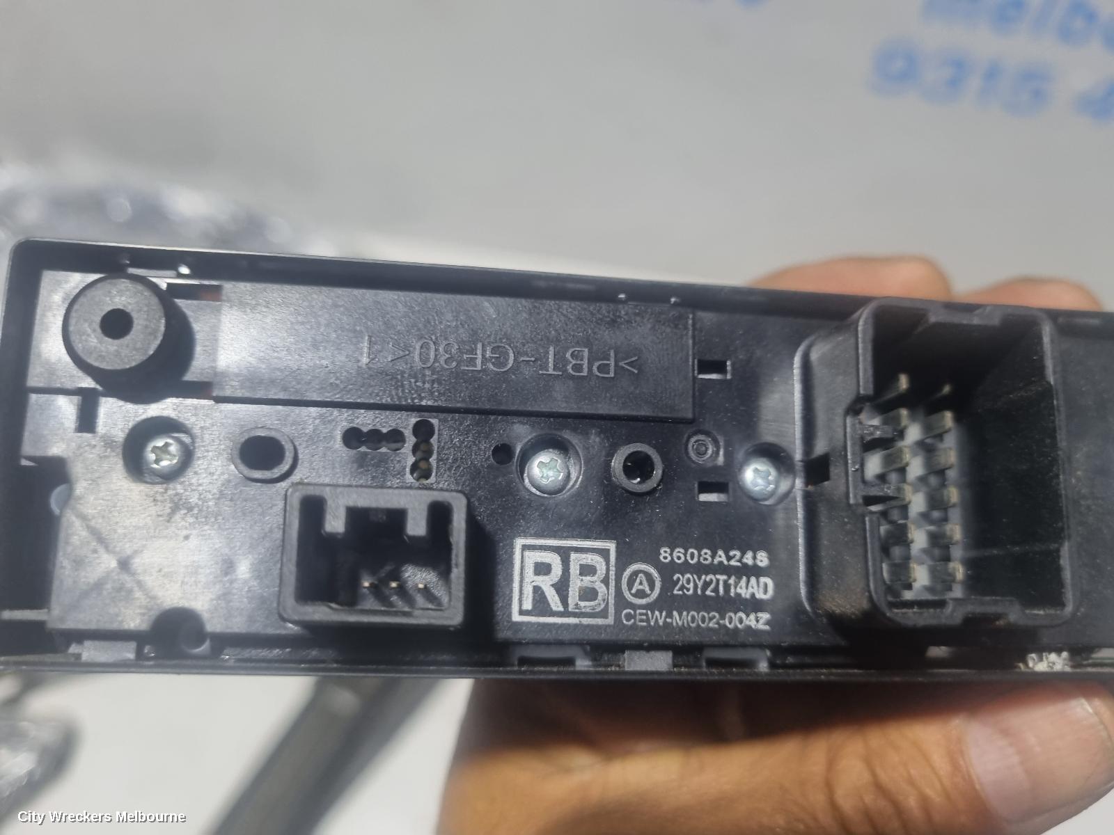 MITSUBISHI OUTLANDER PWR DR WIND SWITCH, RH FRONT (MASTER SWITCH), ZJ, 10/2012 - 03/2015 - Image 3