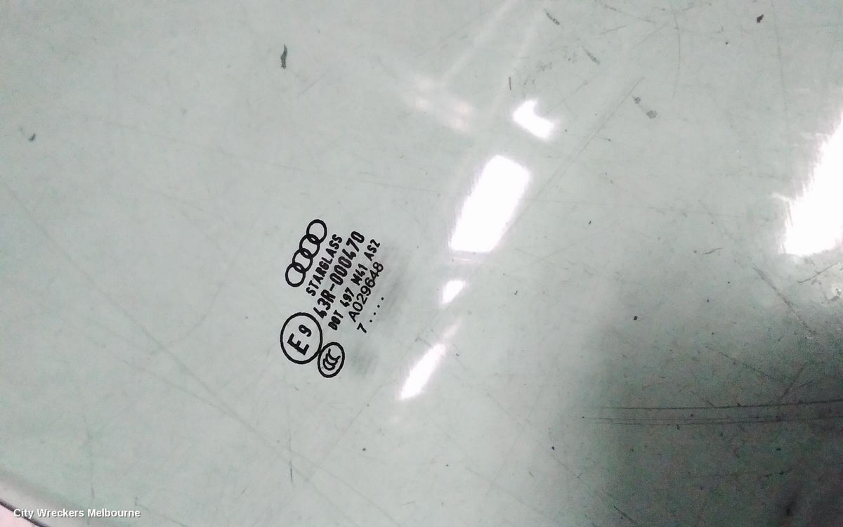 AUDI TT RIGHT FRONT DOOR WINDOW, 8J, COUPE, 09/2006 - 12/2014 - Image 3
