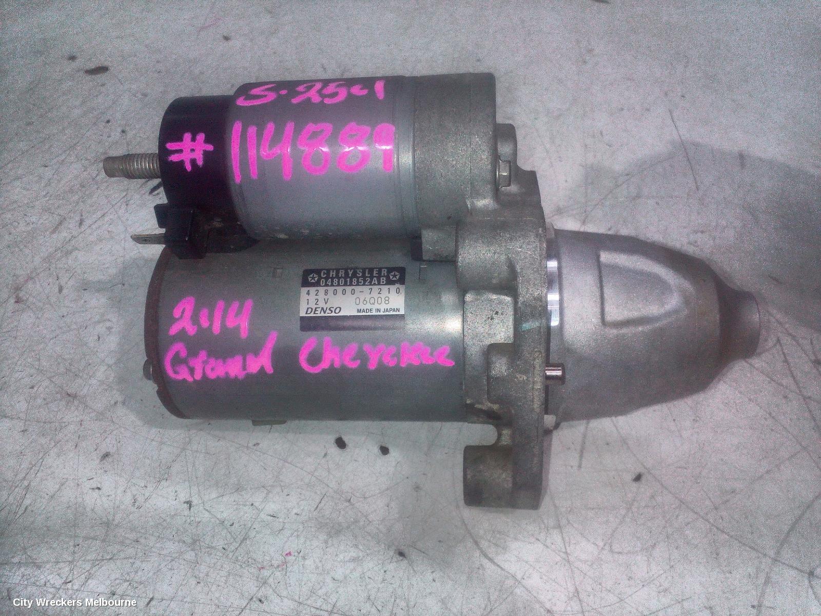 JEEP GRANDCHEROKEE STARTER, PETROL, 3.6, WK, 04/2013 - 09/2016 - Image 1