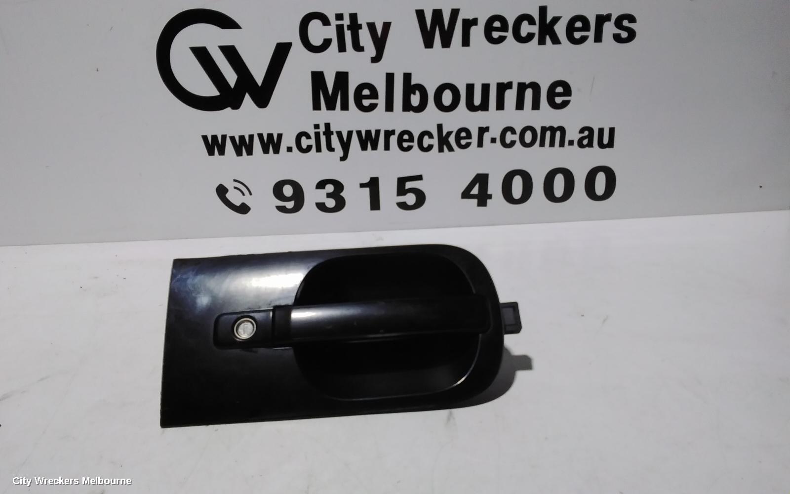 HYUNDAI ILOAD/IMAX DOOR HANDLE, OUTER, RH FRONT, BLACK, TQ, 11/2007 - 03/2021 - Image 1