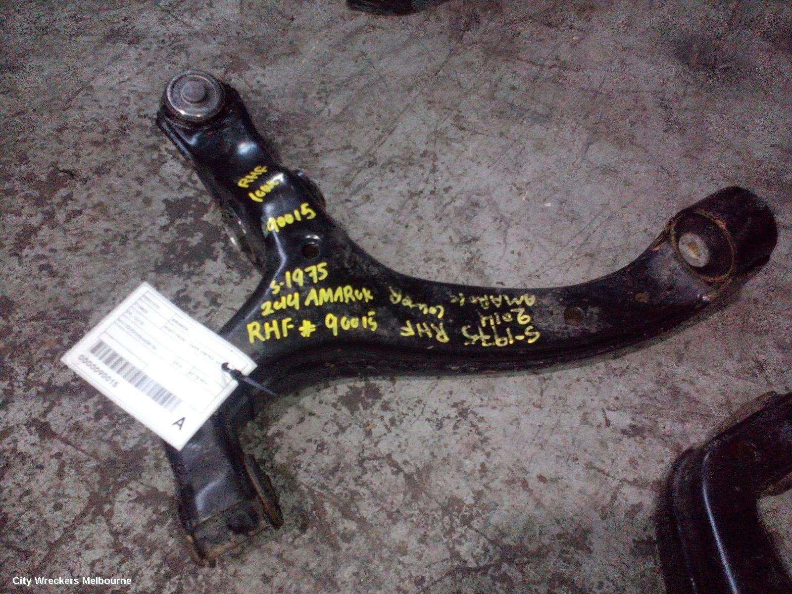 VOLKSWAGEN AMAROK RIGHT FRONT LOWER CONTROL ARM, 2H, 12/2010 ONWARDS - Image 1