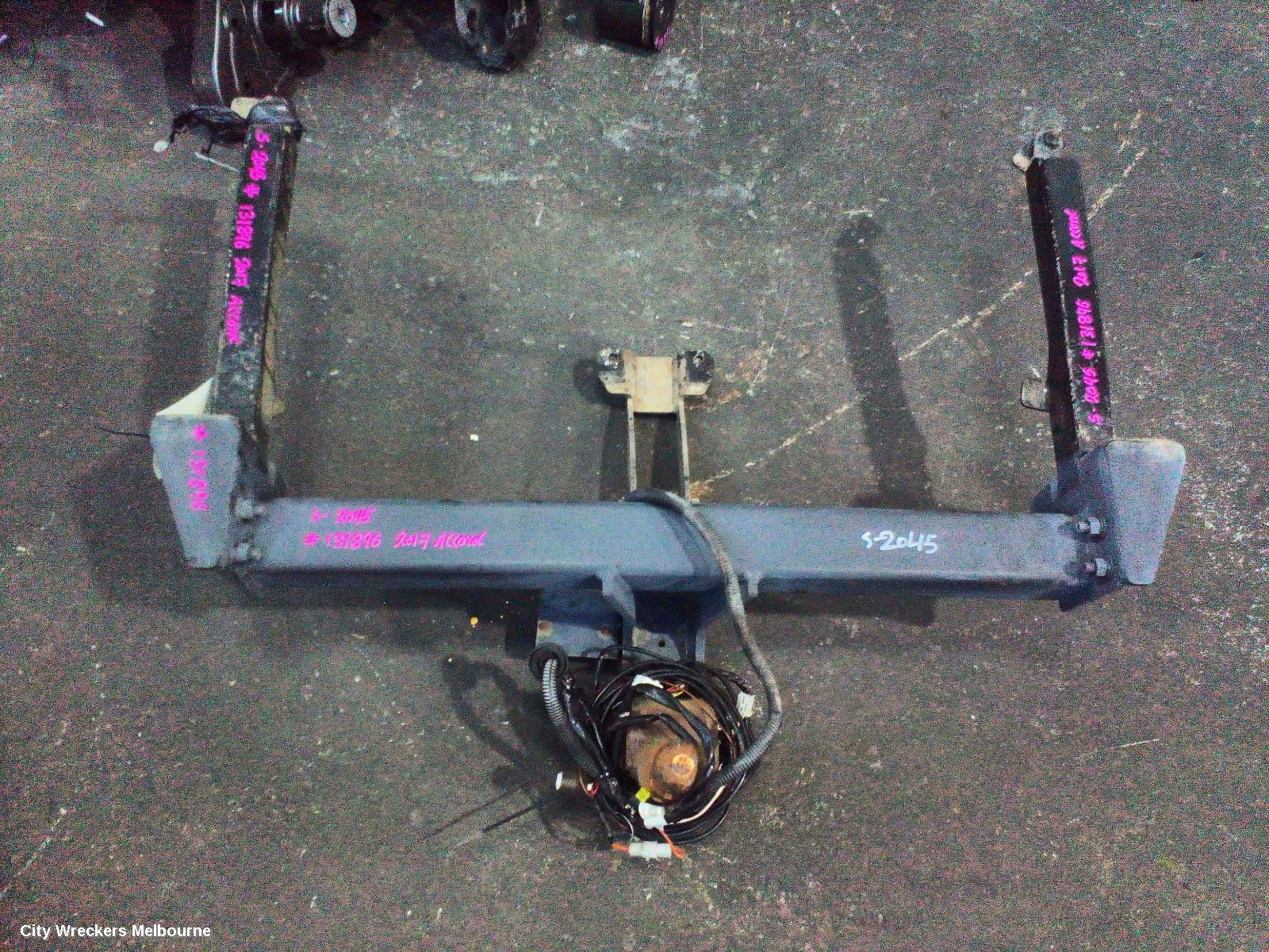 HONDA ACCORD TOWBAR, 9TH GEN, 05/2013 - 08/2019 - Image 1