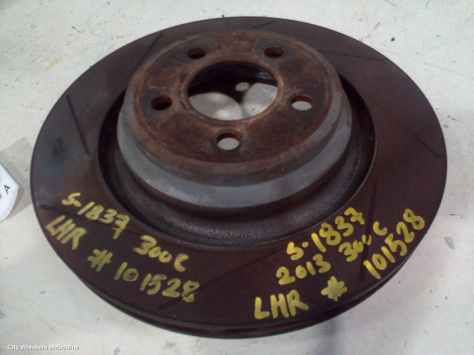 CHRYSLER 300C REAR BRAKE DISC/DRUM, LX2, 12/2011 - 12/2021 - Image 1