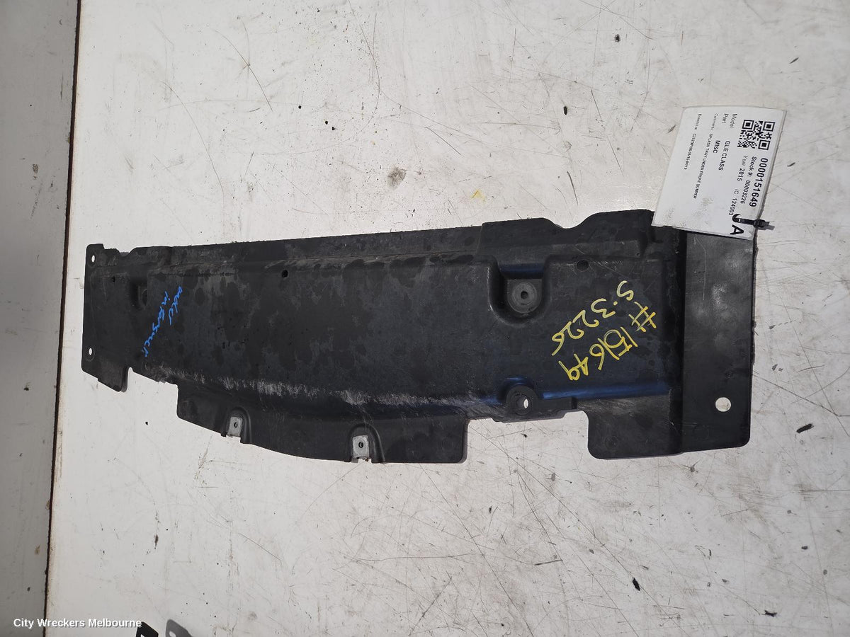 MERCEDES GLE CLASS, C292/W166 06/2015 - 04/2019, SPLASH TRAY UNDER FRONT BUMPER: 151649 - Image 3