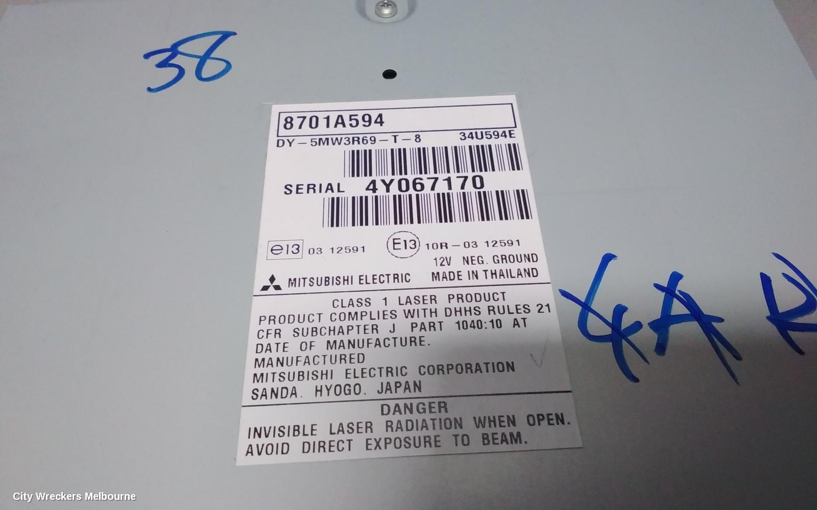 PEUGEOT 4008 RADIO/CD/DVD/SAT/TV, 05/2012 - 12/2017 - Image 3