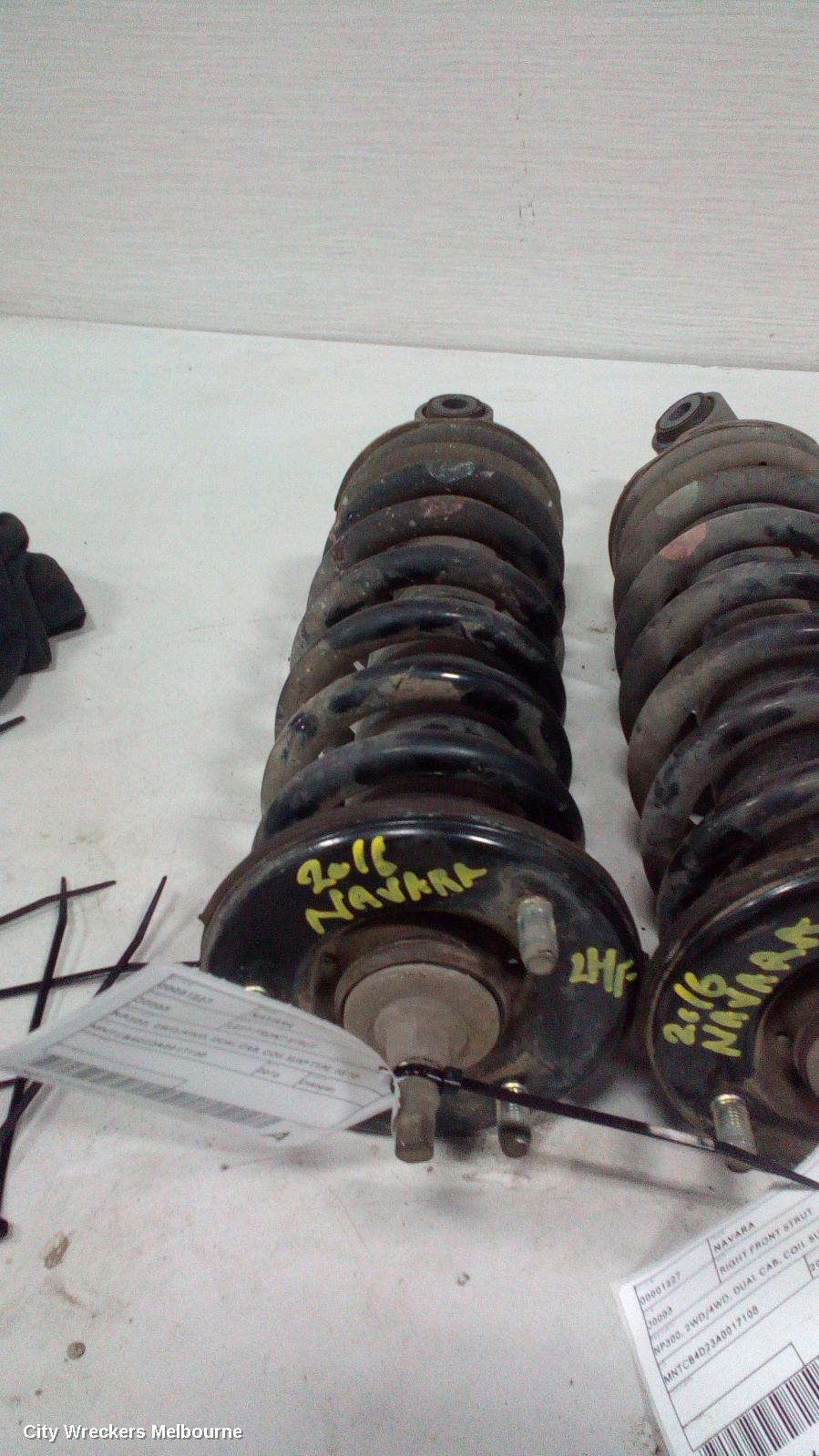 NISSAN NAVARA LEFT FRONT STRUT, NP300, 2WD/4WD, DUAL CAB, COIL SUSP TYPE, 05/2015 ONWARDS - Image 1