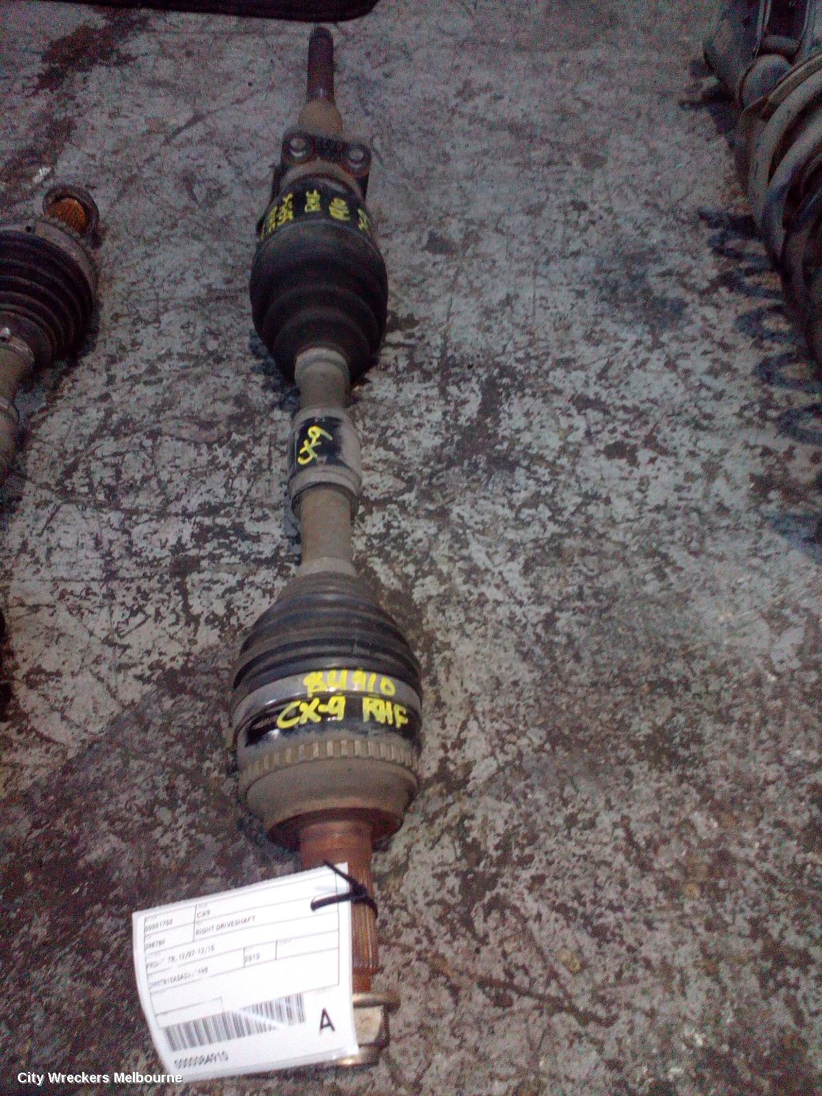 MAZDA CX9 RIGHT DRIVESHAFT, FRONT, TB, 12/2007 - 12/2015 - Image 1