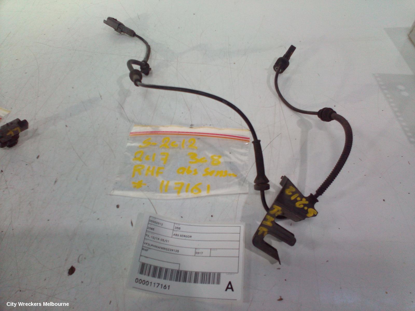 PEUGEOT 308 ABS SENSOR, T9, 10/2014 - 05/2021 - Image 1
