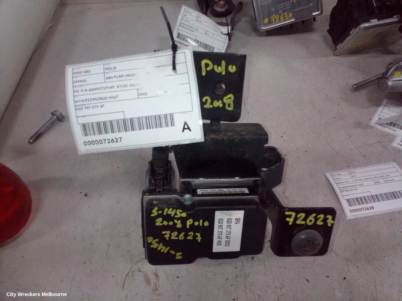 VOLKSWAGEN POLO ABS PUMP/MODULATOR, 9N, P/N 6Q0907379AF, 07/2002 - 04/2010 - Image 2