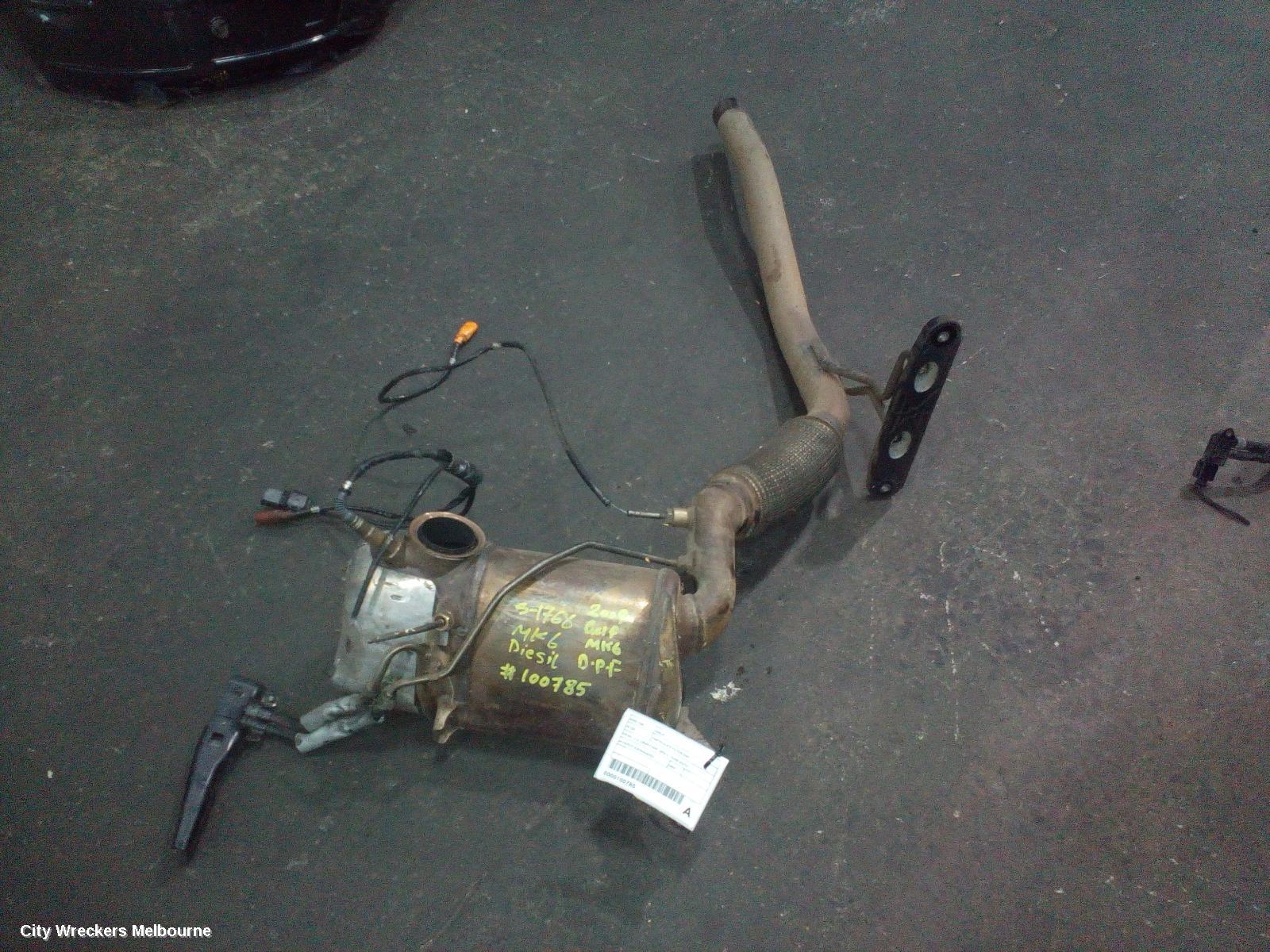 VOLKSWAGEN GOLF PARTICULATE FILTER/DPF, DIESEL, 2.0, CBAB CODE, GEN 6, 10/2008 - 03/2013 - Image 1