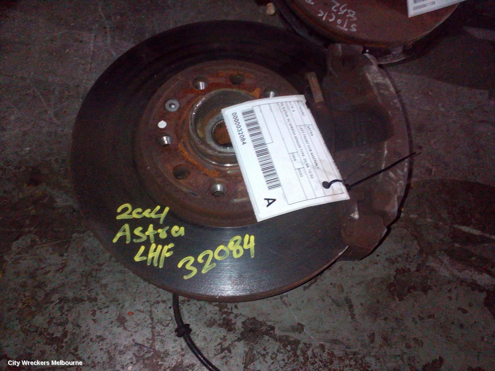 HOLDEN ASTRA LEFT FRONT HUB ASSEMBLY, TS, 5 STUD, W/ SPEEDO SENSOR TYPE, 09/1998 - 10/2006 - Image 2