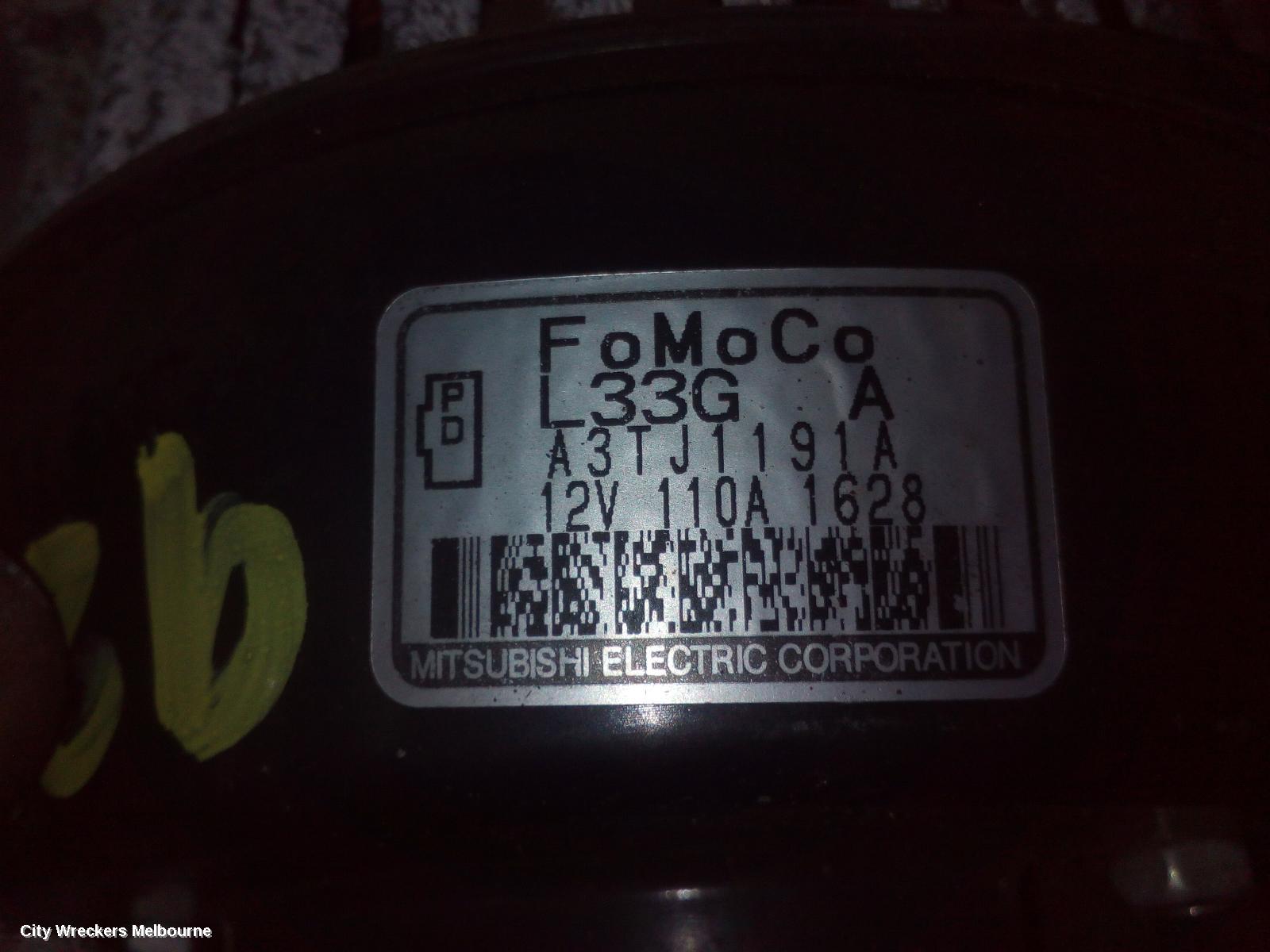 MAZDA CX7 ALTERNATOR, PETROL, 2.3, L3, ER, TURBO, 11/2006 - 02/2012 - Image 1