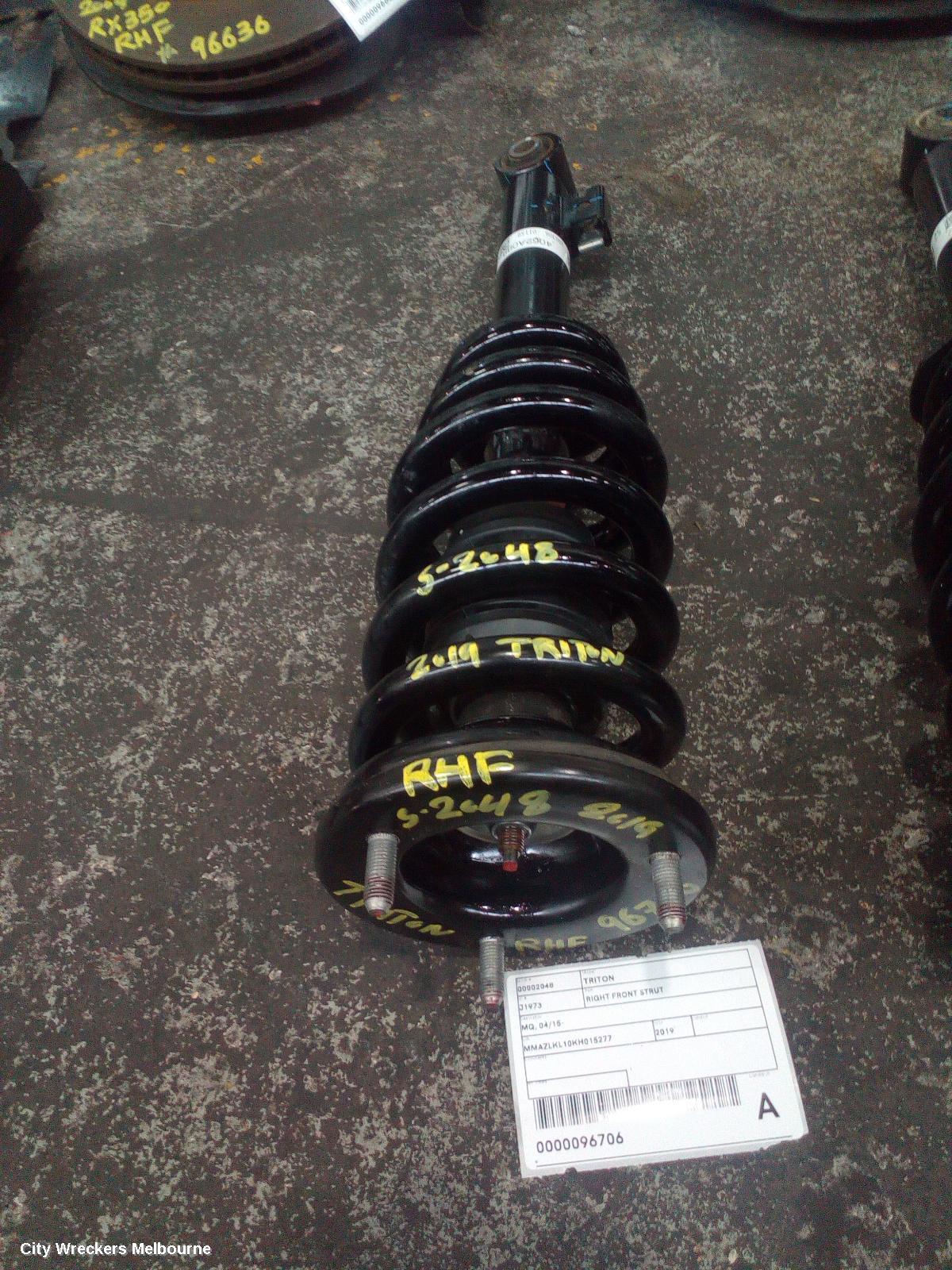 MITSUBISHI TRITON RIGHT FRONT STRUT, MQ-MR, 03/2015 - 10/2023 - Image 3
