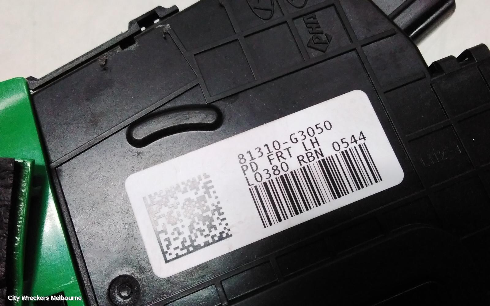 HYUNDAI I30 DOOR/BOOT/GATE LOCK, LEFT FRONT DOOR LOCK, PD, HATCH (S. KOREA VIN KMHH), STANDARD TYPE, 03/2017 ONWARDS - Image 3