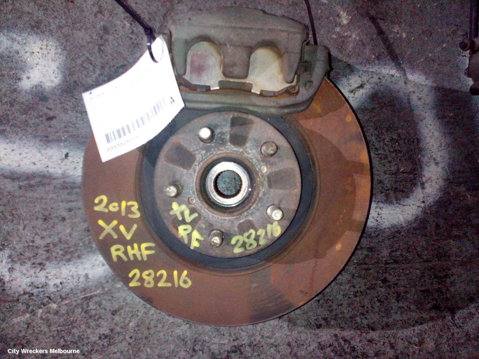 SUBARU XV RIGHT FRONT HUB ASSEMBLY, G4X, 10/2013 - 04/2017 - Image 1