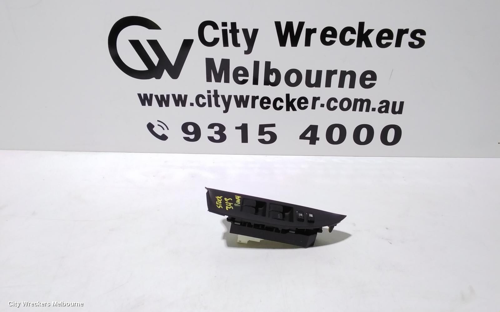 TOYOTA RAV4 PWR DR WIND SWITCH, RH FRONT (MASTER SWITCH), ACA33, 11/2005 - 10/2007 - Image 1
