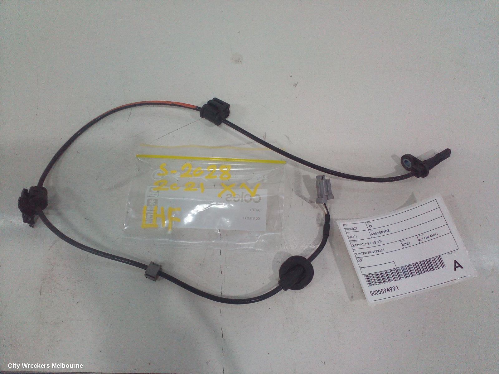 SUBARU XV ABS SENSOR, LH FRONT, G5X, 05/2017 ONWARDS - Image 2