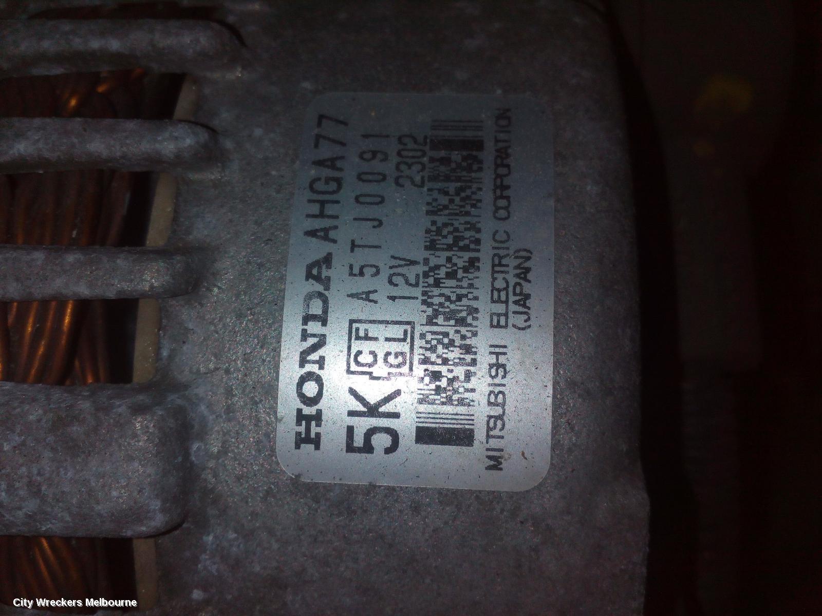 HONDA JAZZ ALTERNATOR, 1.3, GE, 08/2008 - 06/2014 - Image 2