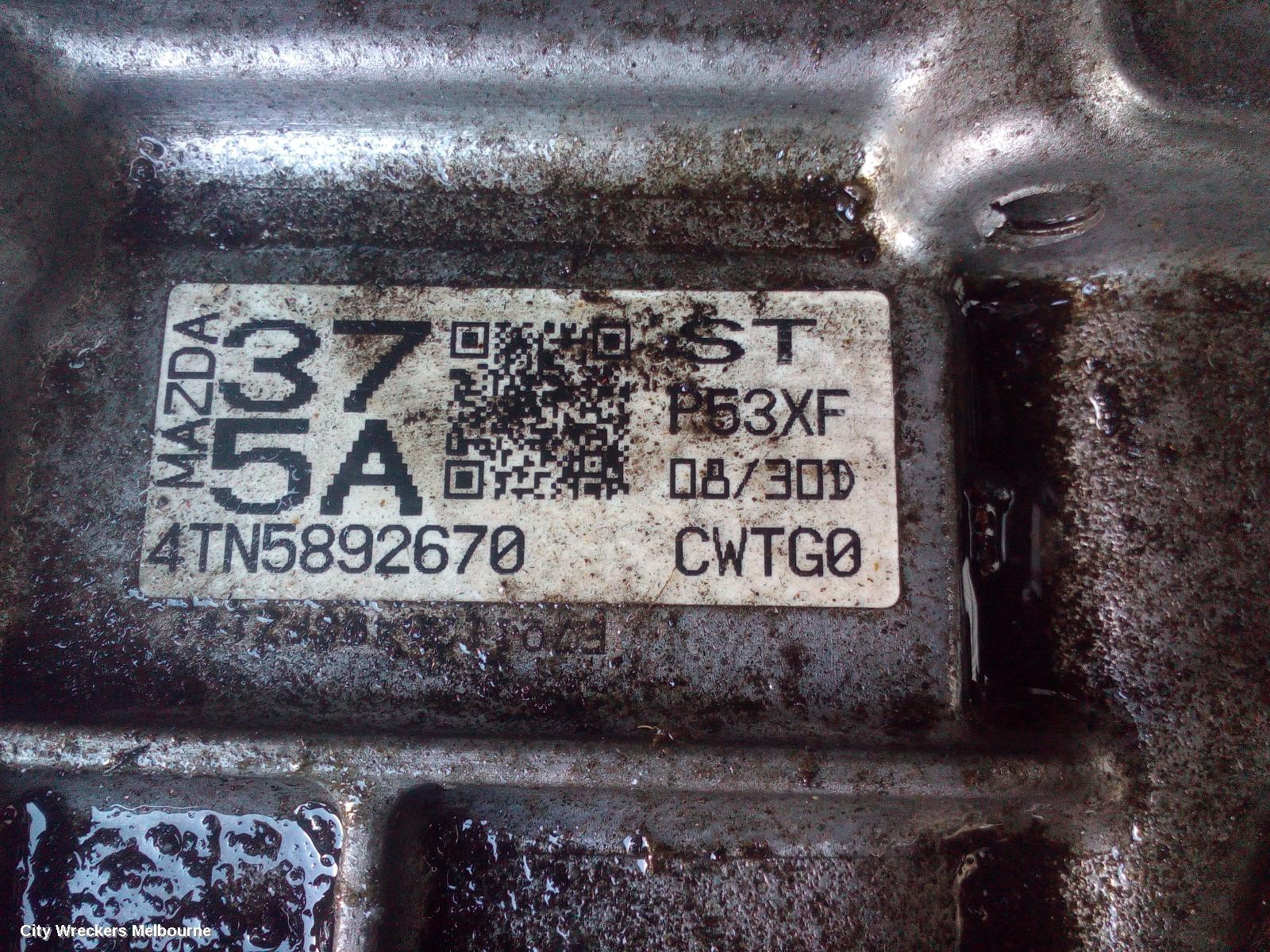 MAZDA 2 TRANS/GEARBOX, AUTO, PETROL, 1.5, SVT, I-STOP, DJ/DL, 09/2014 ONWARDS - Image 2