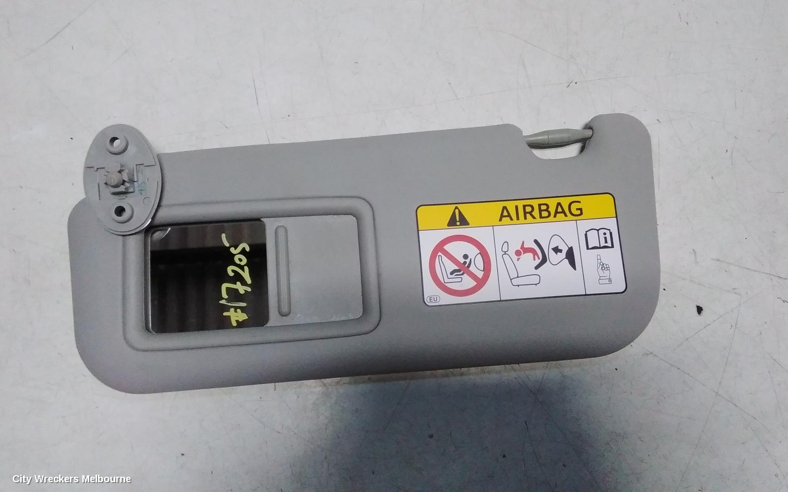 TOYOTA COROLLA SUNVISOR, ZRE182R, LH SIDE, 10/2012 - 06/2018 - Image 3