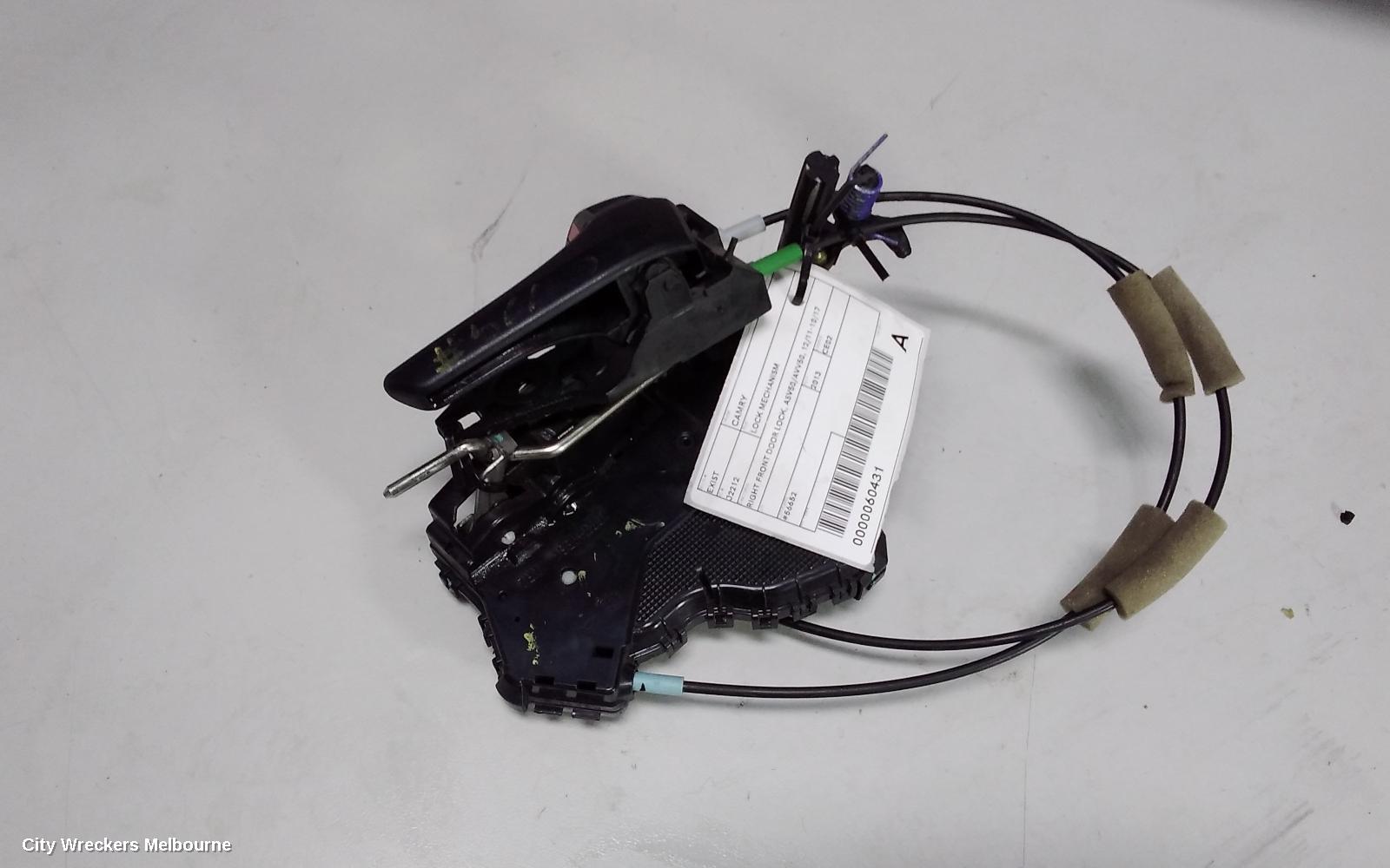 TOYOTA CAMRY DOOR/BOOT/GATE LOCK, RIGHT FRONT DOOR LOCK, ASV50/AVV50, 12/2011 - 10/2017 - Image 1
