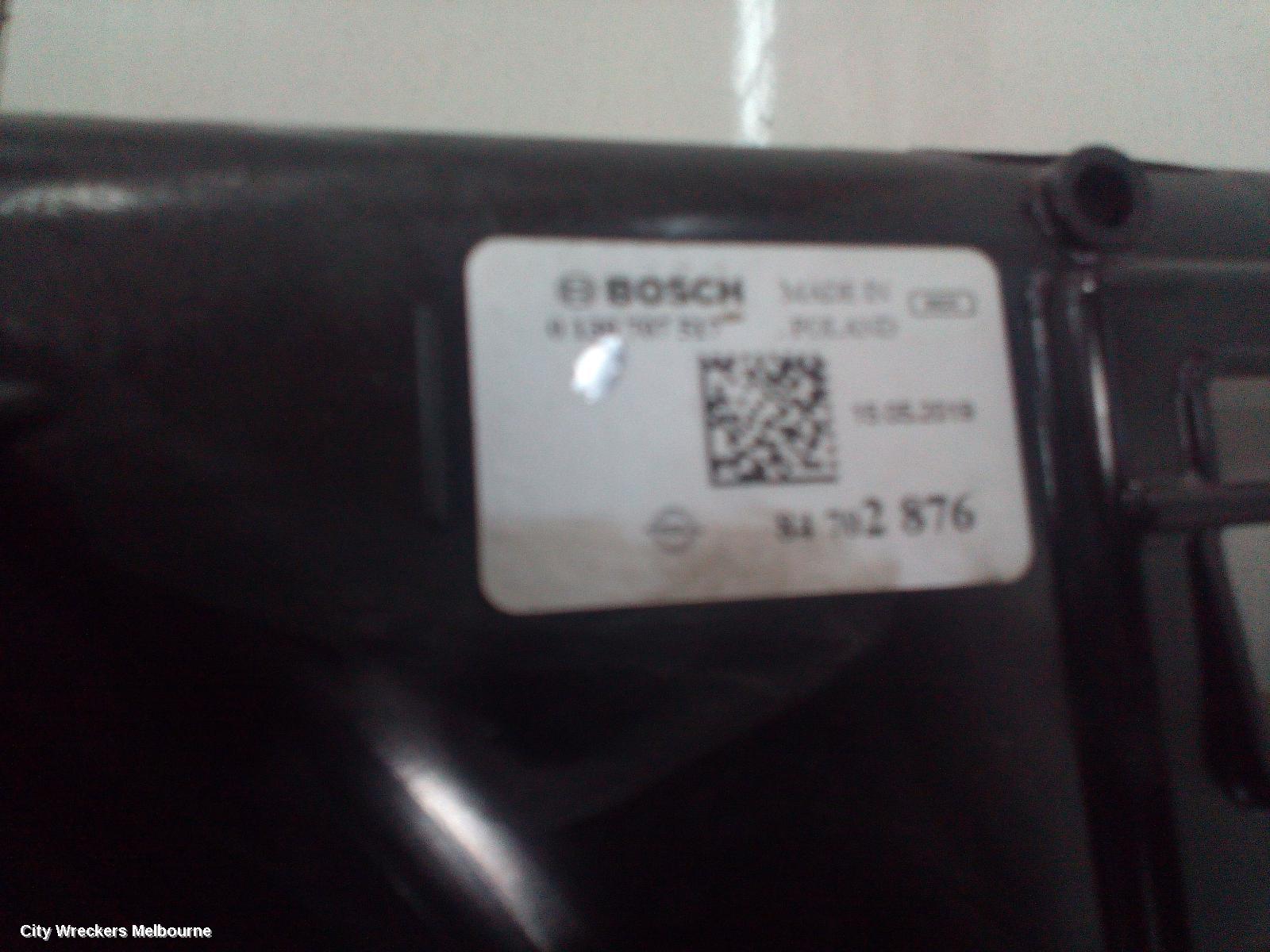 HOLDEN COMMODORE FAN, SINGLE FAN ASSY, 2.0, ZB,PETROL, 10/2017 - 12/2020 - Image 1