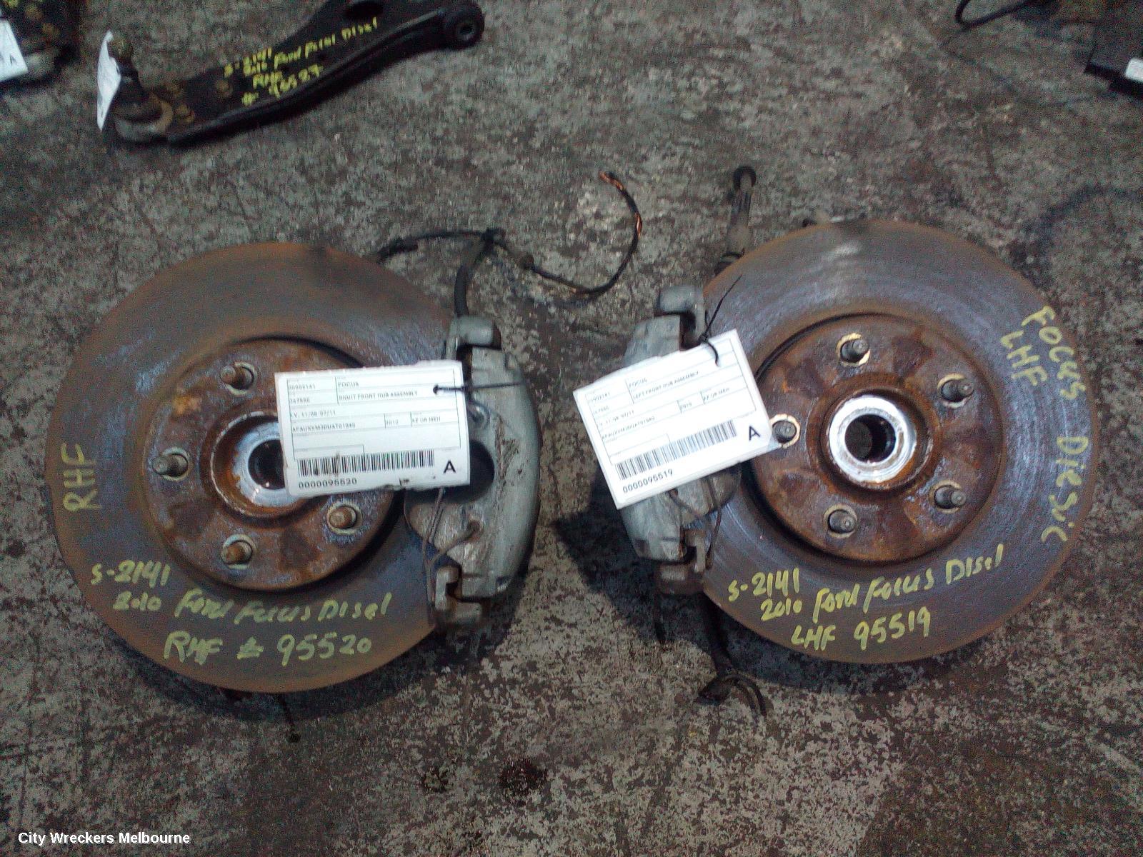 FORD FOCUS RIGHT FRONT HUB ASSEMBLY, LV, 11/2008 - 07/2011 - Image 2