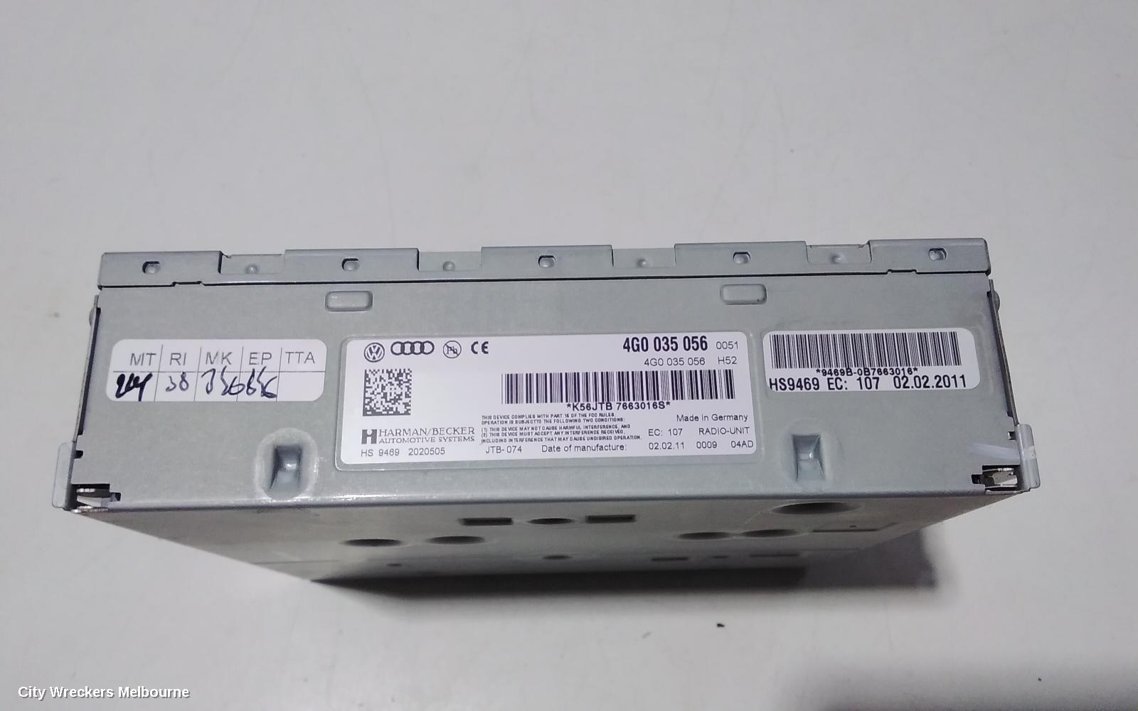 AUDI A6 RADIO/CD/DVD/SAT/TV, MULTIMEDIA UNIT, 4G/C7, 07/2011 - 06/2018 - Image 2