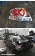 MITSUBISHI LANCER LEFT TAILLIGHT, CH/CS, SEDAN, VR-X, 09/2003 - 08/2007 - Image 1