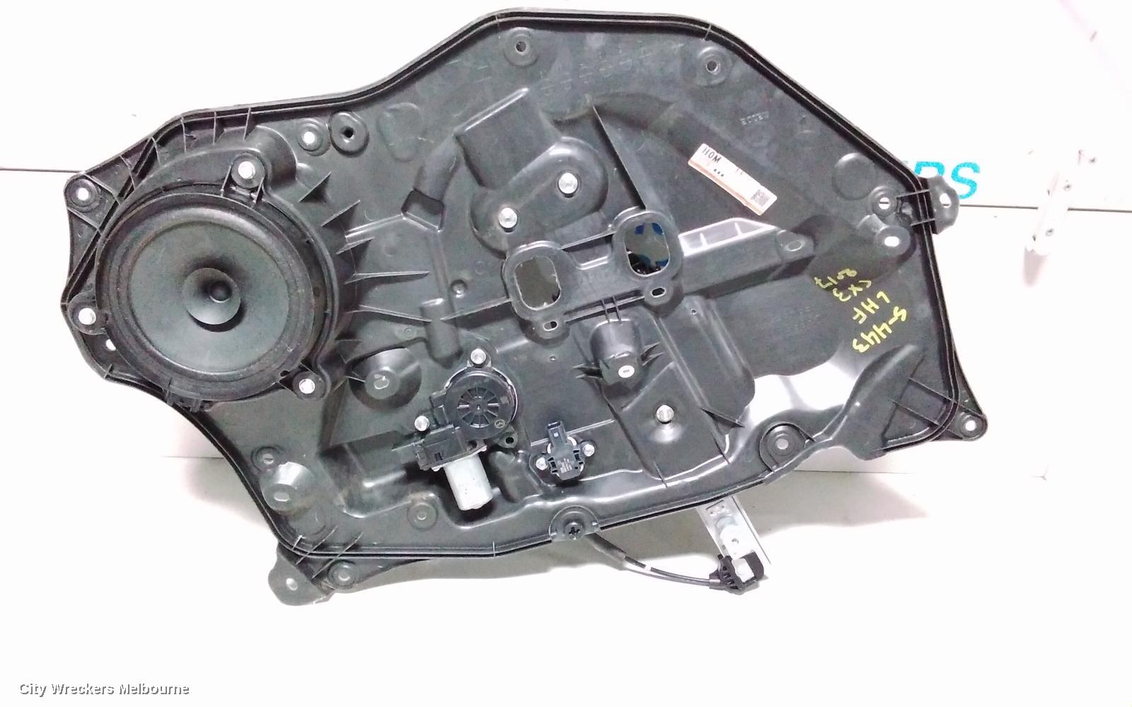 MAZDA CX3 LEFT FRONT WINDOW REG/MOTOR, DK, 03/2015 - 01/2017 - Image 1