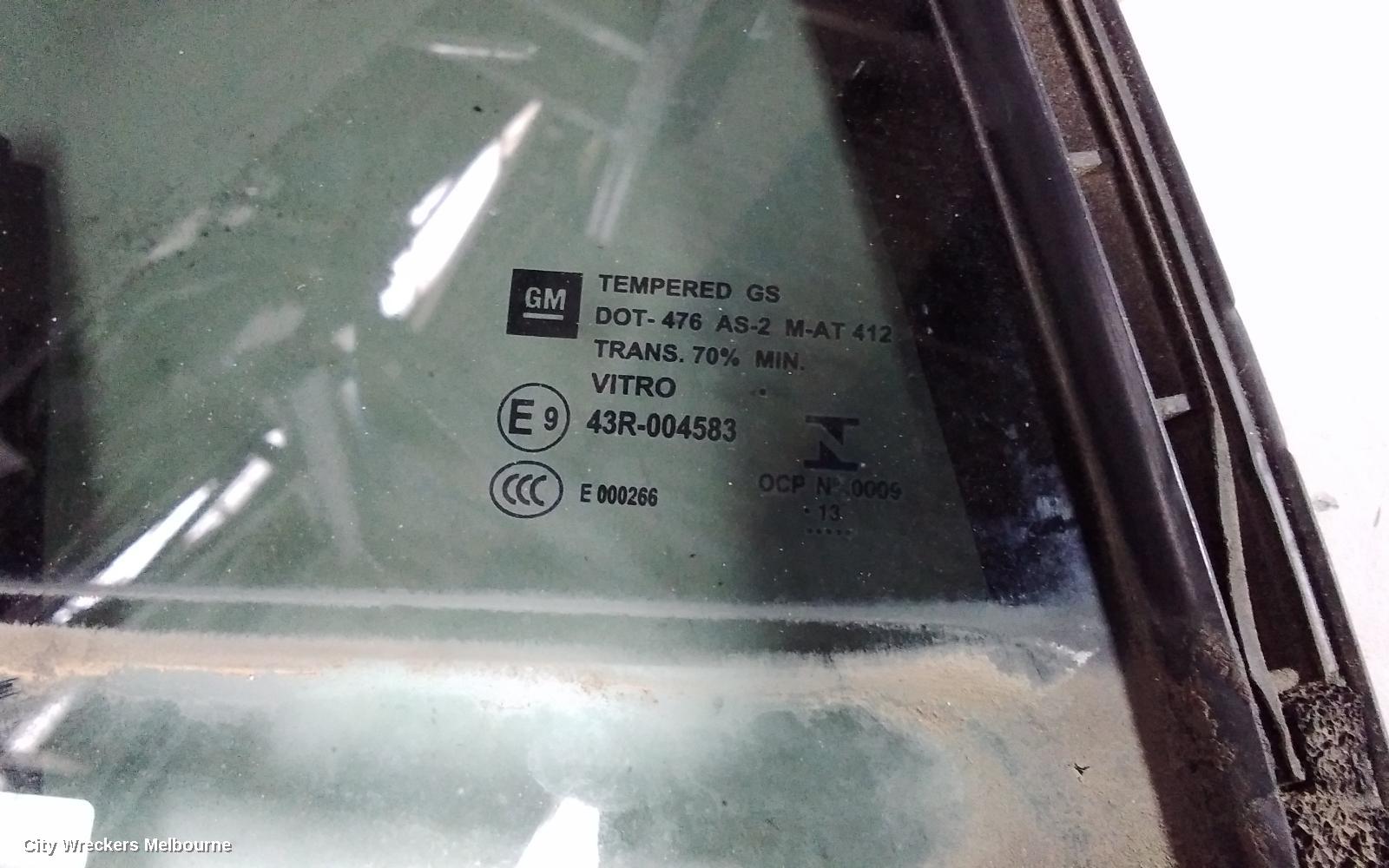 HOLDEN TRAX RIGHT FRONT 1/4 DOOR GLASS, TJ SERIES, 08/2013 ONWARDS - Image 3