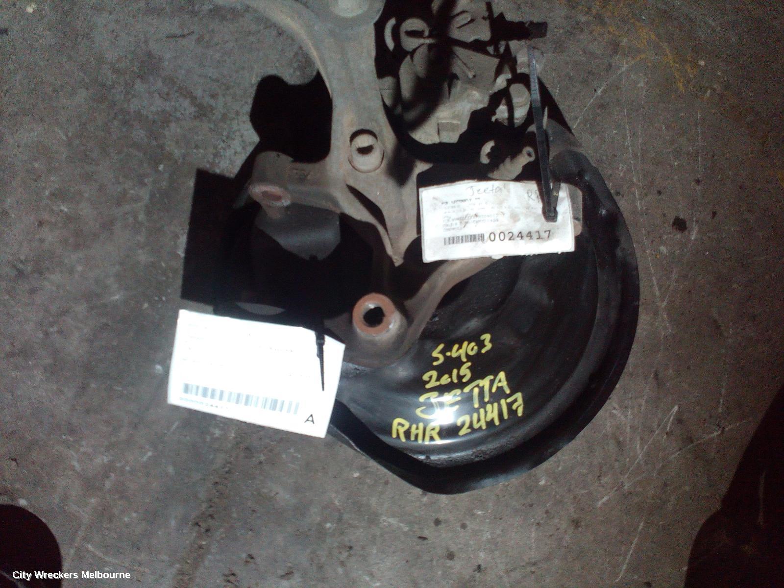 VOLKSWAGEN JETTA RIGHT REAR HUB ASSEMBLY, 1B, 02/2011 - 12/2017 - Image 1