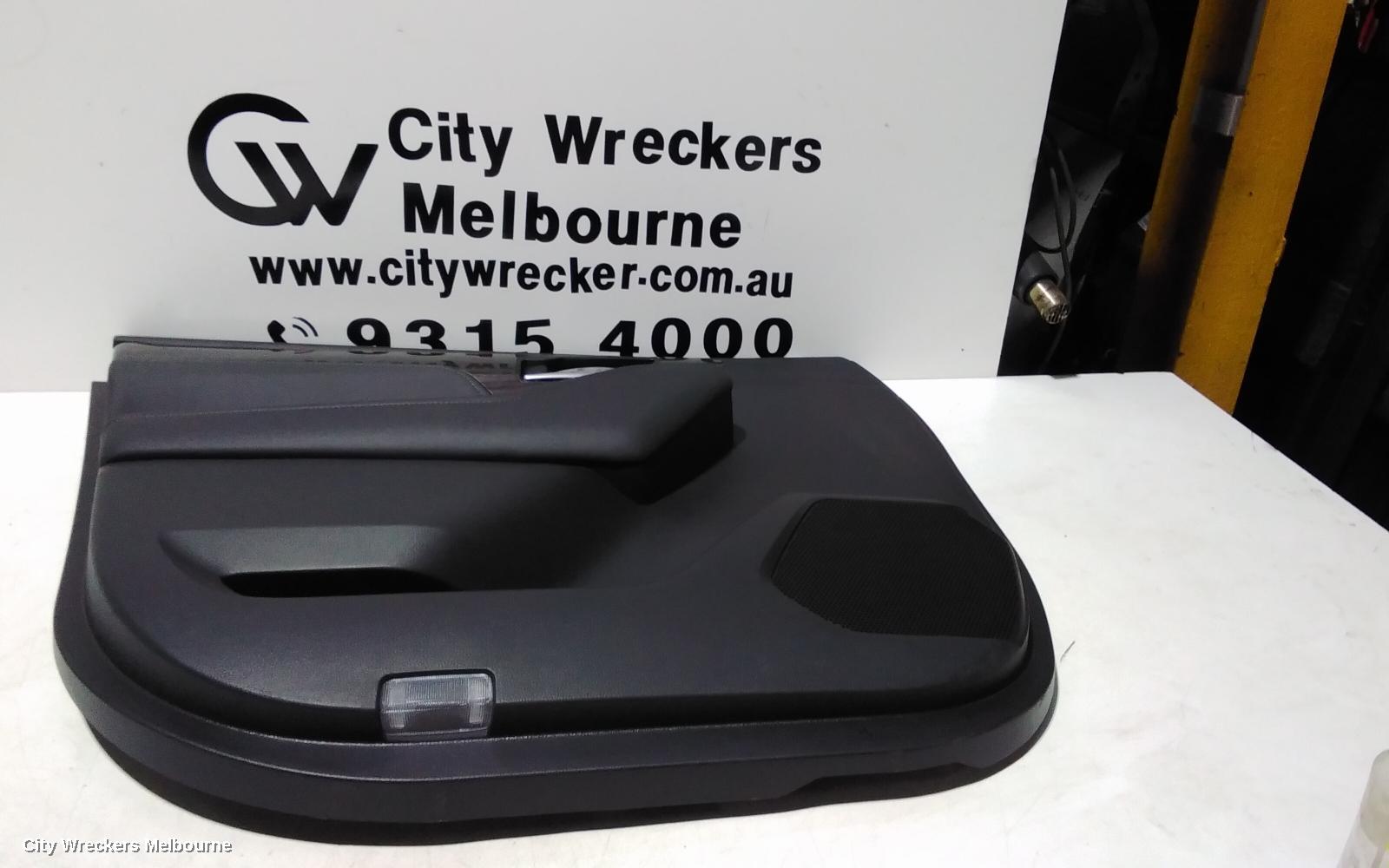 TOYOTA KLUGER DOOR TRIM, LH FRONT, XU70 SERIES, GRANDE, LEATHER, BLACK, 03/2021 ONWARDS - Image 1