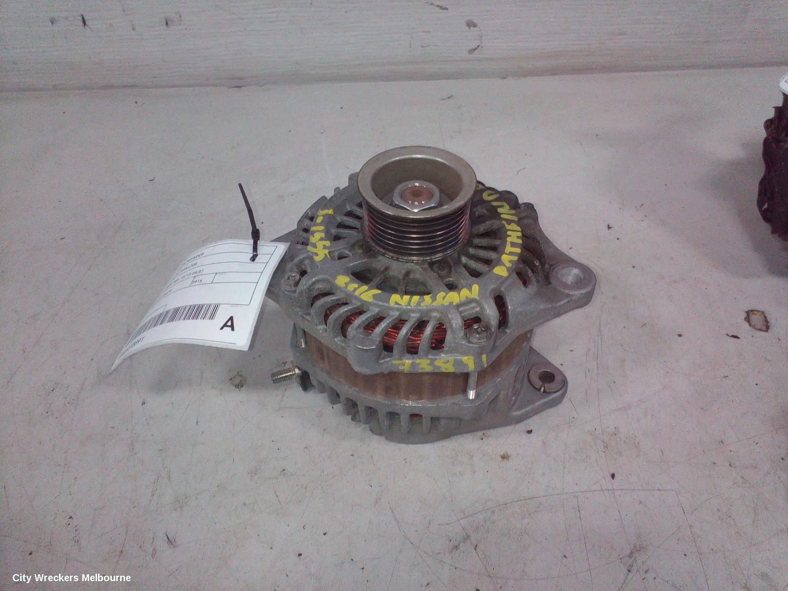 NISSAN PATHFINDER ALTERNATOR, PETROL, 3.5, VQ35, R52, 06/2013 - 04/2021 - Image 2