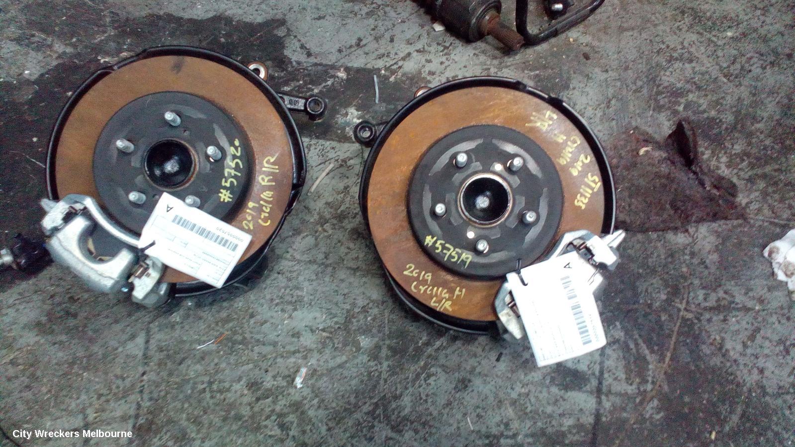 TOYOTA COROLLA LEFT REAR HUB ASSEMBLY, E210, AISIN BRAND, 07/2018 ONWARDS - Image 2