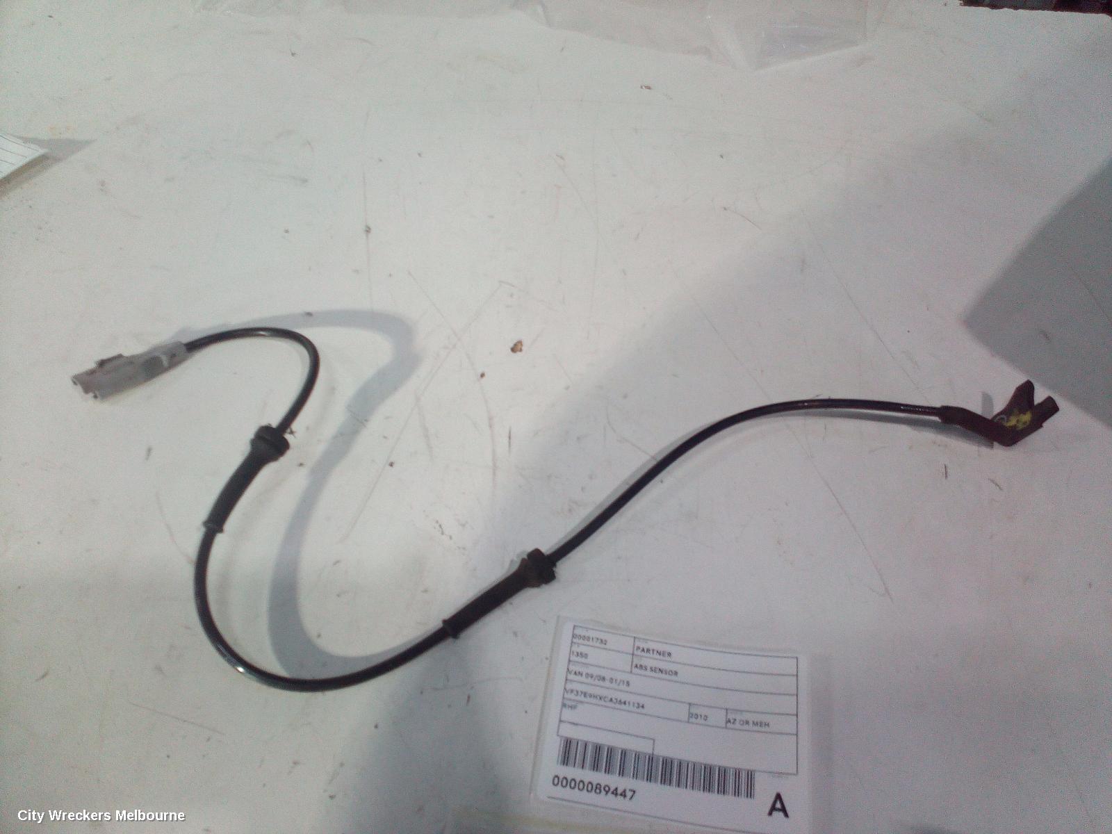 PEUGEOT PARTNER ABS SENSOR, VAN 09/2008 - 01/2015 - Image 1