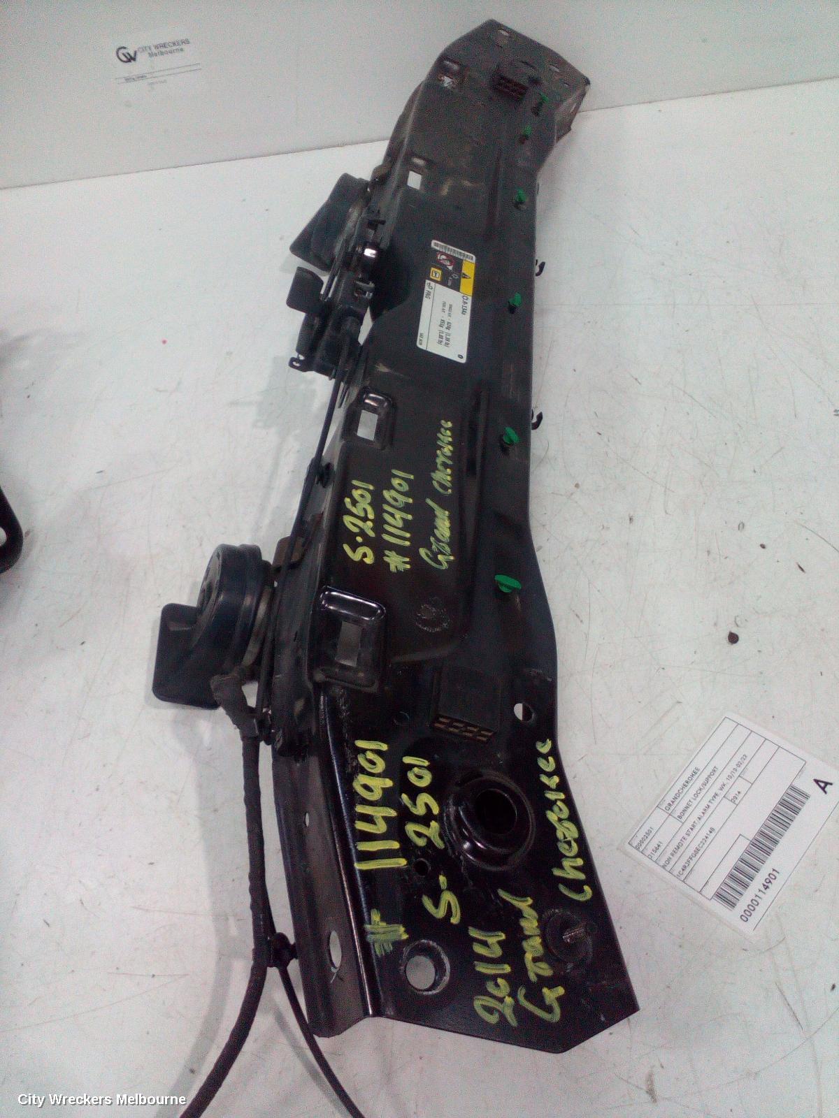 JEEP GRANDCHEROKEE BONNET LOCK/SUPPORT, NON REMOTE START/ALARM TYPE, WK, 10/2010 - 02/2022 - Image 3