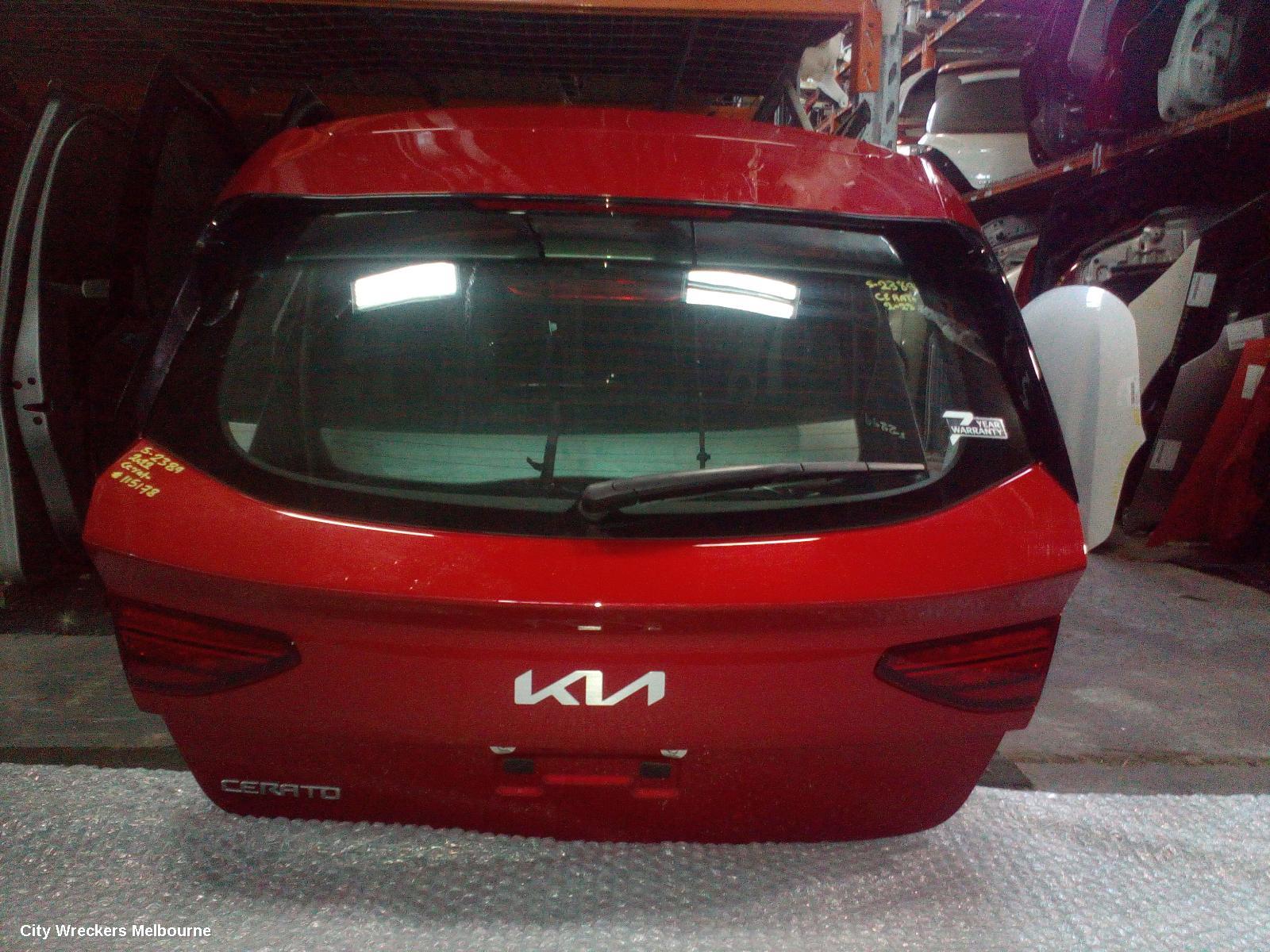 KIA CERATO BOOTLID/TAILGATE, TAILGATE, BD, HATCH, 09/2018 ONWARDS - Image 2