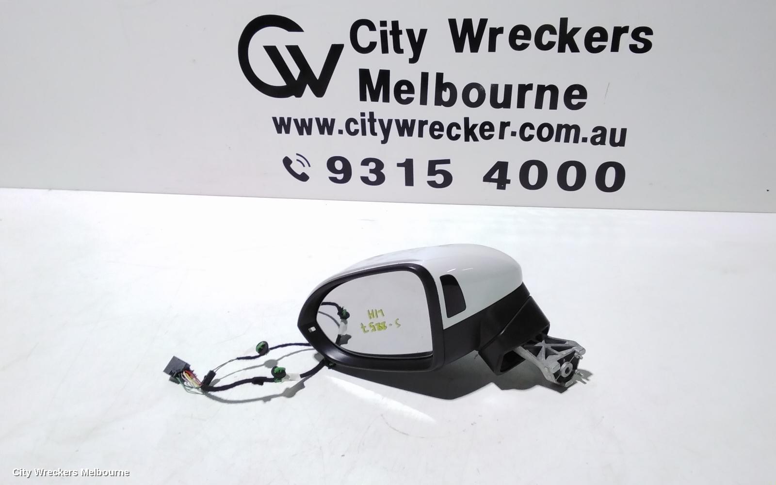 VOLKSWAGEN PASSAT LEFT DOOR MIRROR, B8/MK7, NON POWER FOLD TYPE, 06/2015 ONWARDS - Image 1