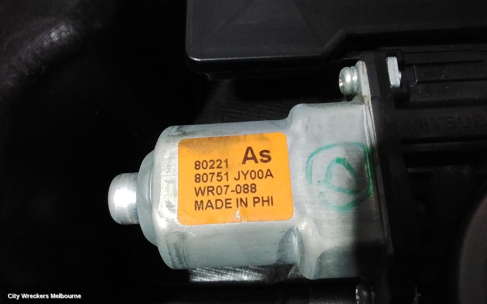 RENAULT KALEOS LEFT FRONT WINDOW REG/MOTOR, H45, DOOR REG ASSY (REG AND MOTOR), 09/2008 - 08/2013 - Image 3