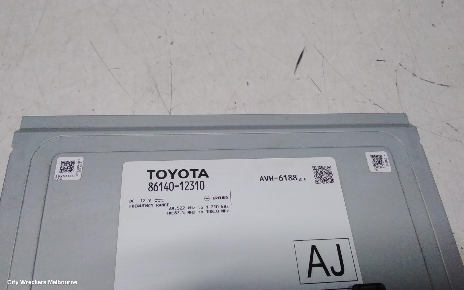 TOYOTA COROLLA RADIO/CD/DVD/SAT/TV, DISPLAY UNIT, 8IN TOUCHSCREEN, W/ SAT NAV TYPE, E210, 07/2018 ONWARDS - Image 3