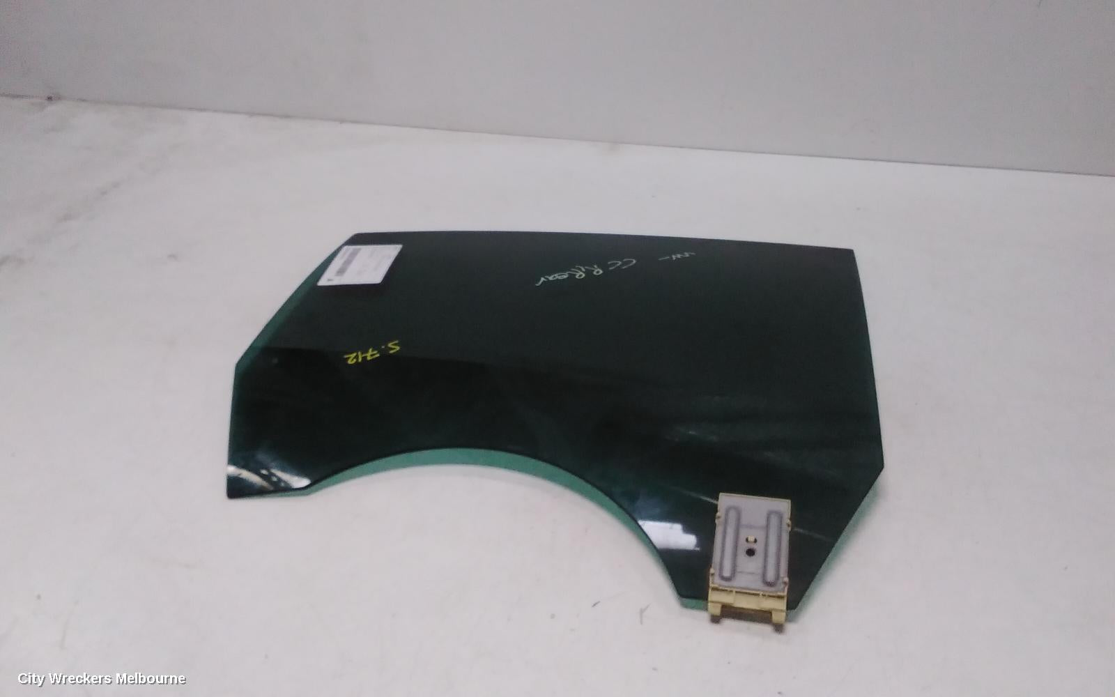 VOLKSWAGEN PASSAT RIGHT REAR DOOR WINDOW, 3CC, SEDAN, 08/2008 - 12/2016 - Image 2