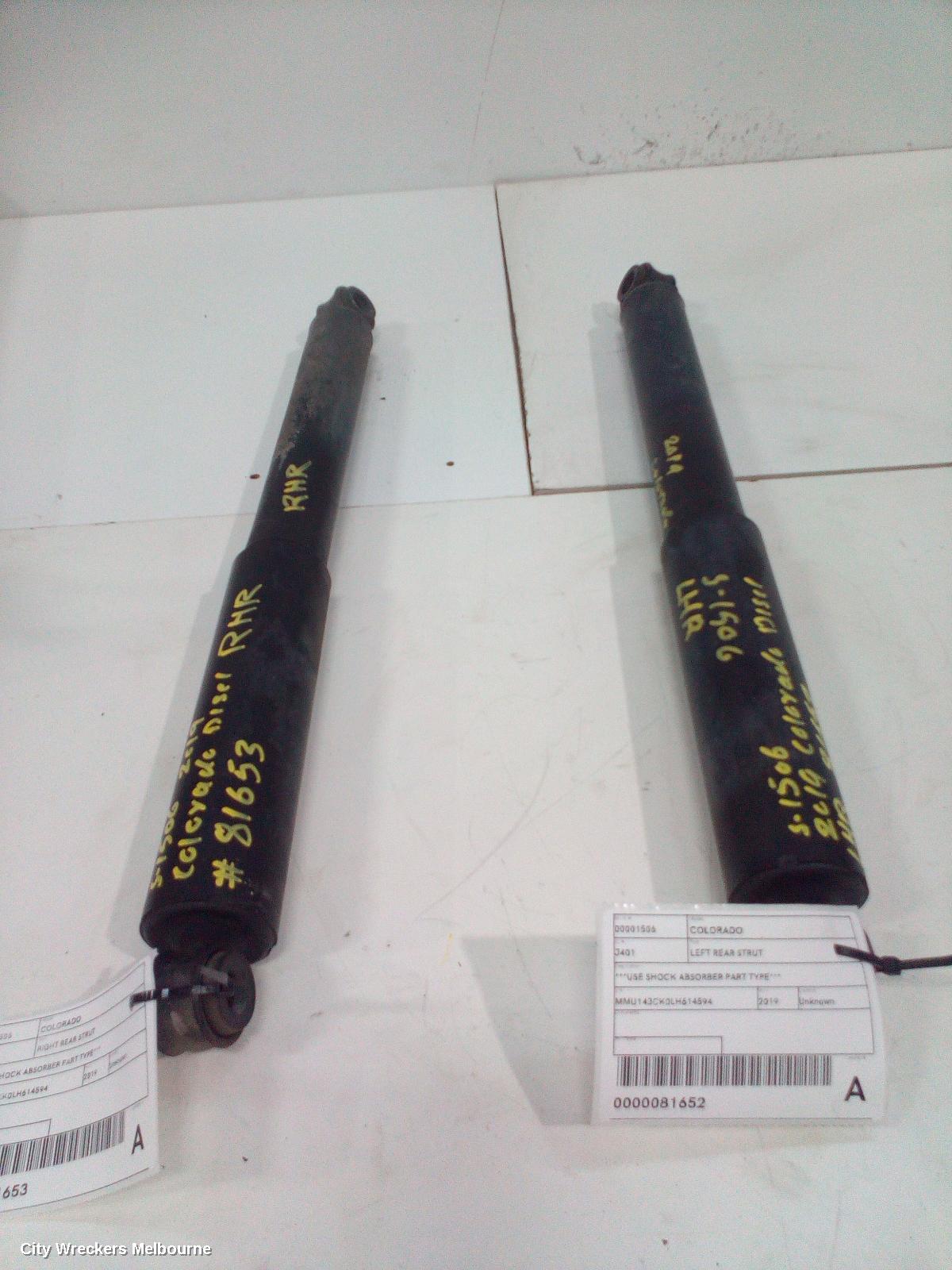 HOLDEN COLORADO LEFT REAR STRUT, ***USE SHOCK ABSORBER PART TYPE*** - Image 2